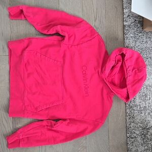 Calvin Klein Kids Bright Pink Hoodie